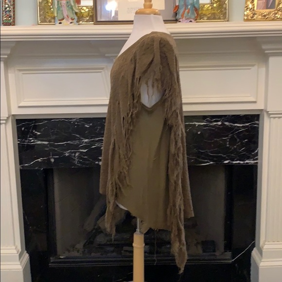 Free People olive gn unique tunic top - Picture 5 of 7